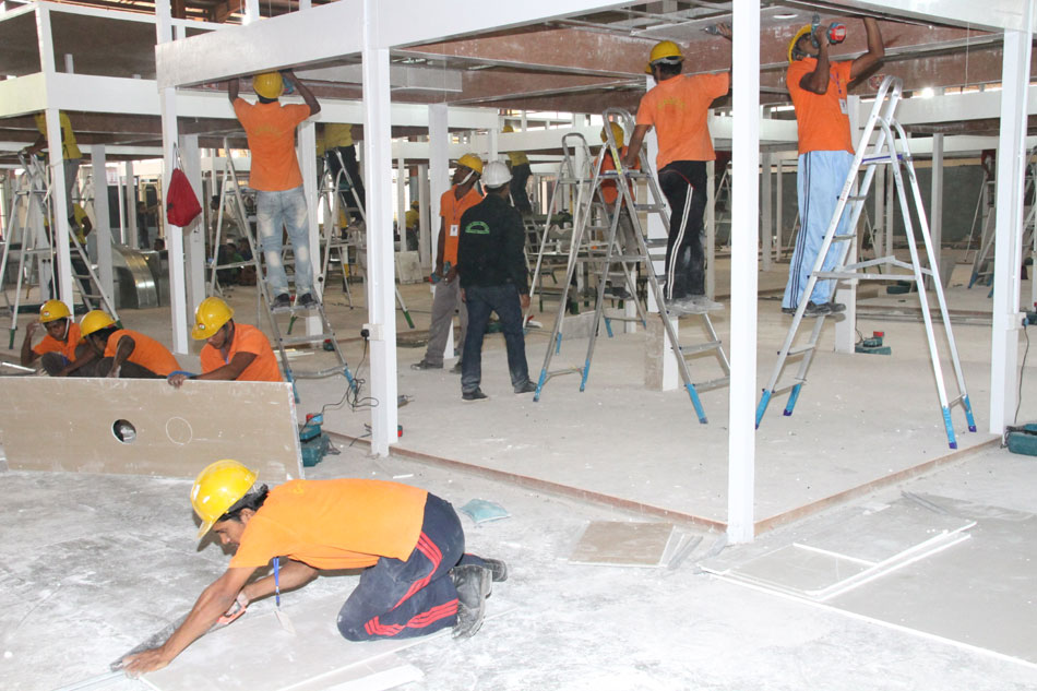 Fibrous Plaster Ceiling